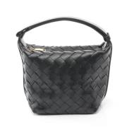 Pre-owned Leather handbags Bottega Veneta Vintage , Black , Dames