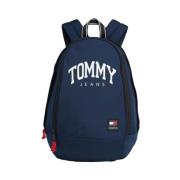 Stijlvolle Rugzak voor Dagelijks Gebruik Tommy Jeans , Blue , Heren