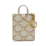 Pre-owned Canvas handbags Celine Vintage , Beige , Dames