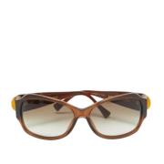 Pre-owned Acetate sunglasses Louis Vuitton Vintage , Brown , Dames