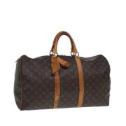 Pre-owned Canvas louis-vuitton-bags Louis Vuitton Vintage , Brown , Da...