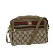 Pre-owned Canvas gucci-bags Gucci Vintage , Beige , Dames