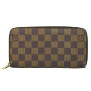 Pre-owned Canvas wallets Louis Vuitton Vintage , Brown , Dames