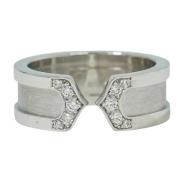 Pre-owned White Gold rings Cartier Vintage , Gray , Dames