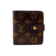 Pre-owned Canvas wallets Louis Vuitton Vintage , Brown , Dames