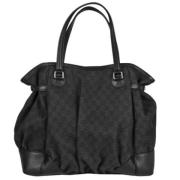 Pre-owned Canvas gucci-bags Gucci Vintage , Black , Dames