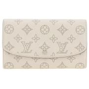 Pre-owned Canvas wallets Louis Vuitton Vintage , White , Dames