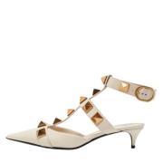 Pre-owned Leather heels Valentino Vintage , White , Dames