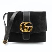 Pre-owned Suede gucci-bags Gucci Vintage , Black , Dames