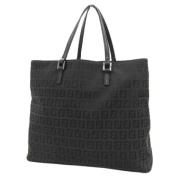 Pre-owned Canvas handbags Fendi Vintage , Black , Dames