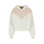 Lichtgewicht Zip-Sweater van Gevilt Katoen Gucci , Beige , Heren