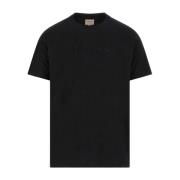 Zwarte heren T-shirt Guess , Black , Heren