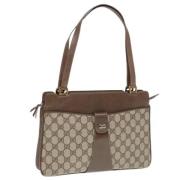 Pre-owned Leather gucci-bags Gucci Vintage , Beige , Dames