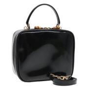 Pre-owned Leather gucci-bags Gucci Vintage , Black , Dames