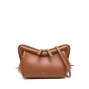 Stijlvolle Leren Tas Mansur Gavriel , Brown , Dames