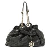 Pre-owned Leather dior-bags Dior Vintage , Black , Dames