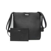 Pre-owned Leather shoulder-bags Yves Saint Laurent Vintage , Black , D...