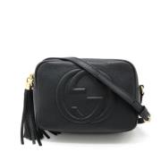 Pre-owned Leather gucci-bags Gucci Vintage , Black , Dames