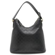 Pre-owned Leather gucci-bags Gucci Vintage , Black , Dames