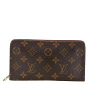 Pre-owned Canvas wallets Louis Vuitton Vintage , Brown , Dames