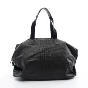 Pre-owned Leather handbags Bottega Veneta Vintage , Black , Dames