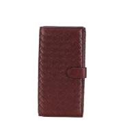 Pre-owned Leather wallets Bottega Veneta Vintage , Brown , Dames