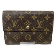 Pre-owned Canvas wallets Louis Vuitton Vintage , Brown , Dames