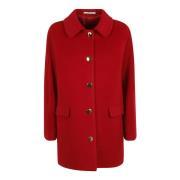 Dameskleding Jassen Rood Aw24 Tagliatore , Red , Dames