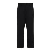 Zwarte Slim Fit Broek Junya Watanabe , Black , Heren