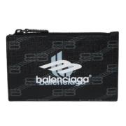 Pre-owned Canvas wallets Balenciaga Vintage , Black , Dames