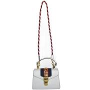 Pre-owned Leather gucci-bags Gucci Vintage , White , Dames