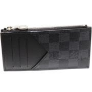 Pre-owned Canvas wallets Louis Vuitton Vintage , Black , Dames