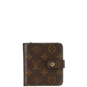 Pre-owned Canvas wallets Louis Vuitton Vintage , Brown , Dames