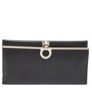 Pre-owned Leather wallets Salvatore Ferragamo Pre-owned , Black , Dame...