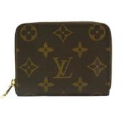 Pre-owned Canvas wallets Louis Vuitton Vintage , Brown , Heren