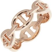 Pre-owned Metal rings Hermès Vintage , Pink , Dames