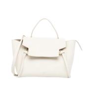 Pre-owned Leather celine-bags Celine Vintage , White , Dames