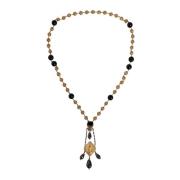 Maagd Maria Rozenkrans Ketting Dolce & Gabbana , Multicolor , Dames