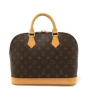 Pre-owned Canvas handbags Louis Vuitton Vintage , Brown , Dames