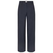 Blauw Grijs Melange Denim Broek Fiveunits , Blue , Dames