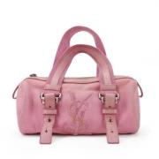 Pre-owned Canvas handbags Yves Saint Laurent Vintage , Pink , Dames