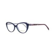 Blauwe Cat Eye Optische Frames voor Vrouwen Emilio Pucci , Blue , Dame...