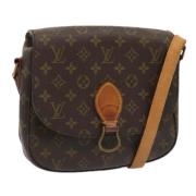 Pre-owned Canvas louis-vuitton-bags Louis Vuitton Vintage , Brown , Da...