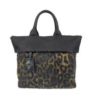 Pre-owned Canvas totes Prada Vintage , Black , Dames