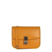 Pre-owned Leather celine-bags Celine Vintage , Orange , Dames