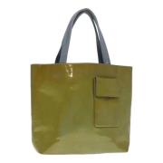 Pre-owned Canvas prada-bags Prada Vintage , Yellow , Dames