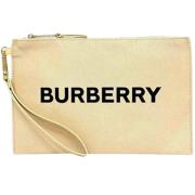 Pre-owned Canvas clutches Burberry Vintage , Beige , Dames