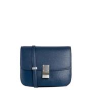 Pre-owned Leather celine-bags Celine Vintage , Blue , Dames