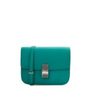 Pre-owned Leather celine-bags Celine Vintage , Blue , Dames