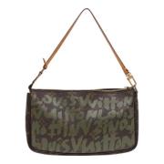 Pre-owned Canvas clutches Louis Vuitton Vintage , Brown , Dames